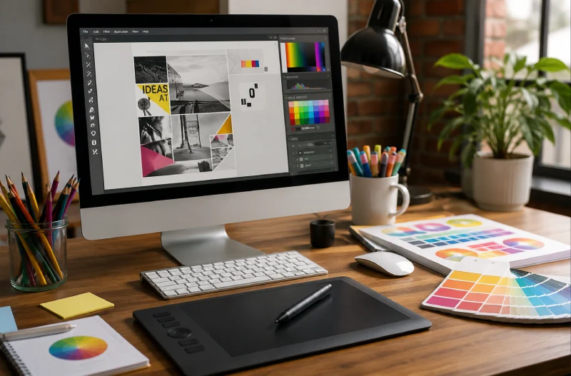 Brand identity assets and marketing creatives designed by Appsient Technolabs